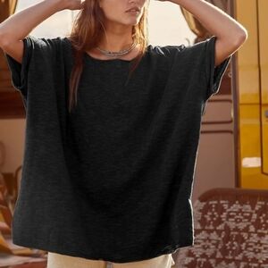 NWT Free People Winnie Oversized Sweater Tee Size XS